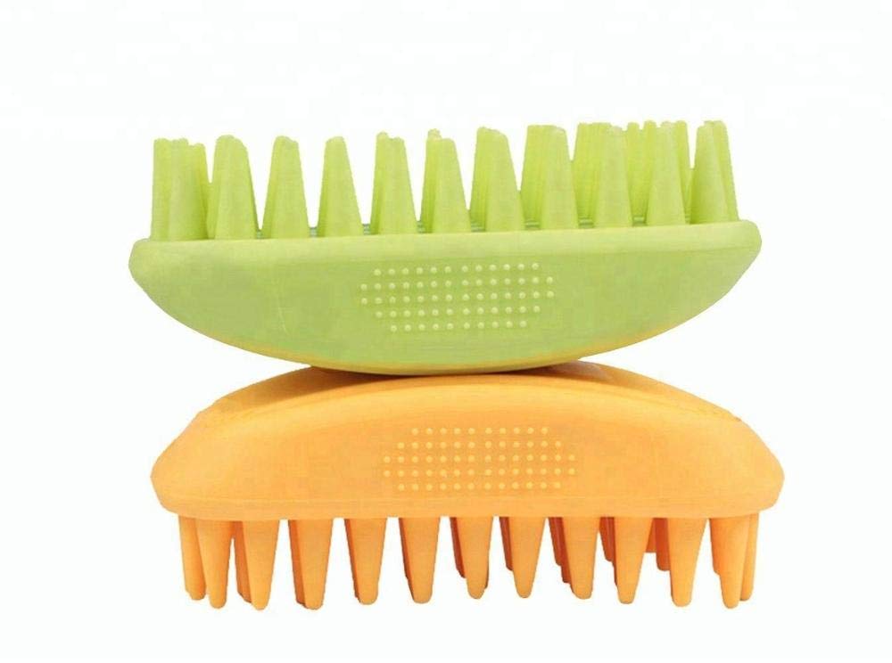 Aurora Pet Silicone Shampoo Brush, Anti-Skid–Ergonomic Design Pet Mouse Shower Bath Brush Aurora Pet Silicone Shampoo Brush, Anti-Skid–Ergonomic Design Pet Mouse Shower Bath Brush