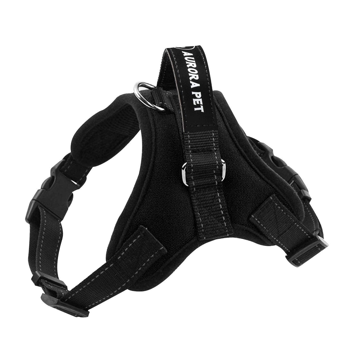 Aurora Pet Dog Harness No Pull Pet Harness Adjustable Outdoor Pet Vest 3M Reflective Vest Harness with Easy Control Handle and Two Leash Attachments for Small Medium Large Dogs Aurora Pet Dog Harness No Pull Pet Harness Adjustable Outdoor Pet Vest 3M Reflective Vest Harness with Easy Control Handle and Two Leash Attachments for Small Medium Large Dogs