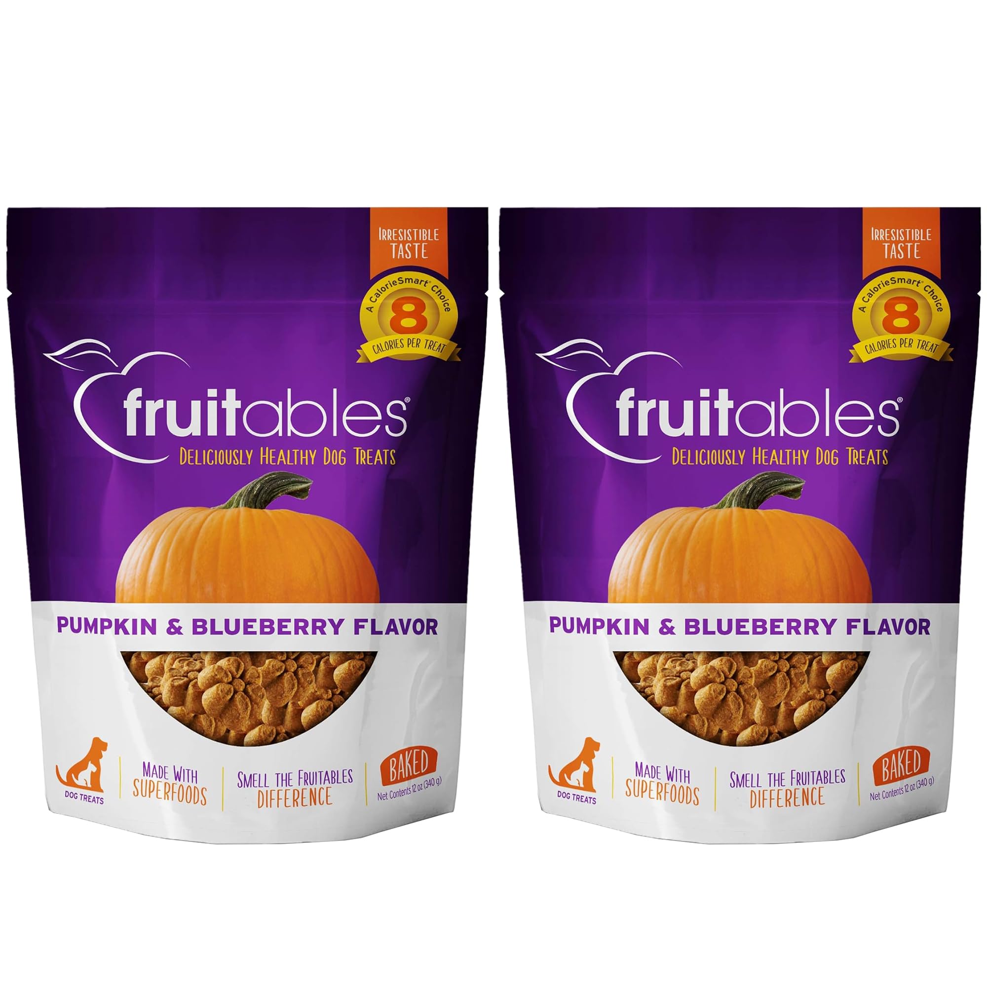 Fruitables Baked Dog Treats Pumpkin Treats for Dogs Pumpkin and