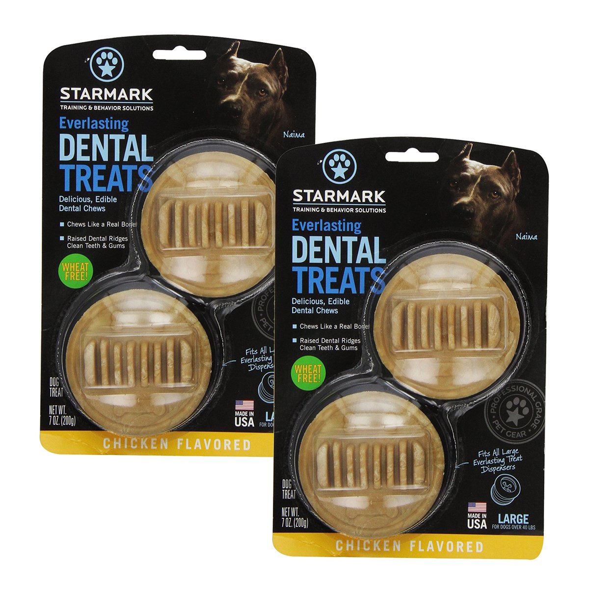 Everlasting Chicken Flavor Dental Dog Treats Medium (2 Pack) Everlasting Chicken Flavor Dental Dog Treats Medium (2 Pack)