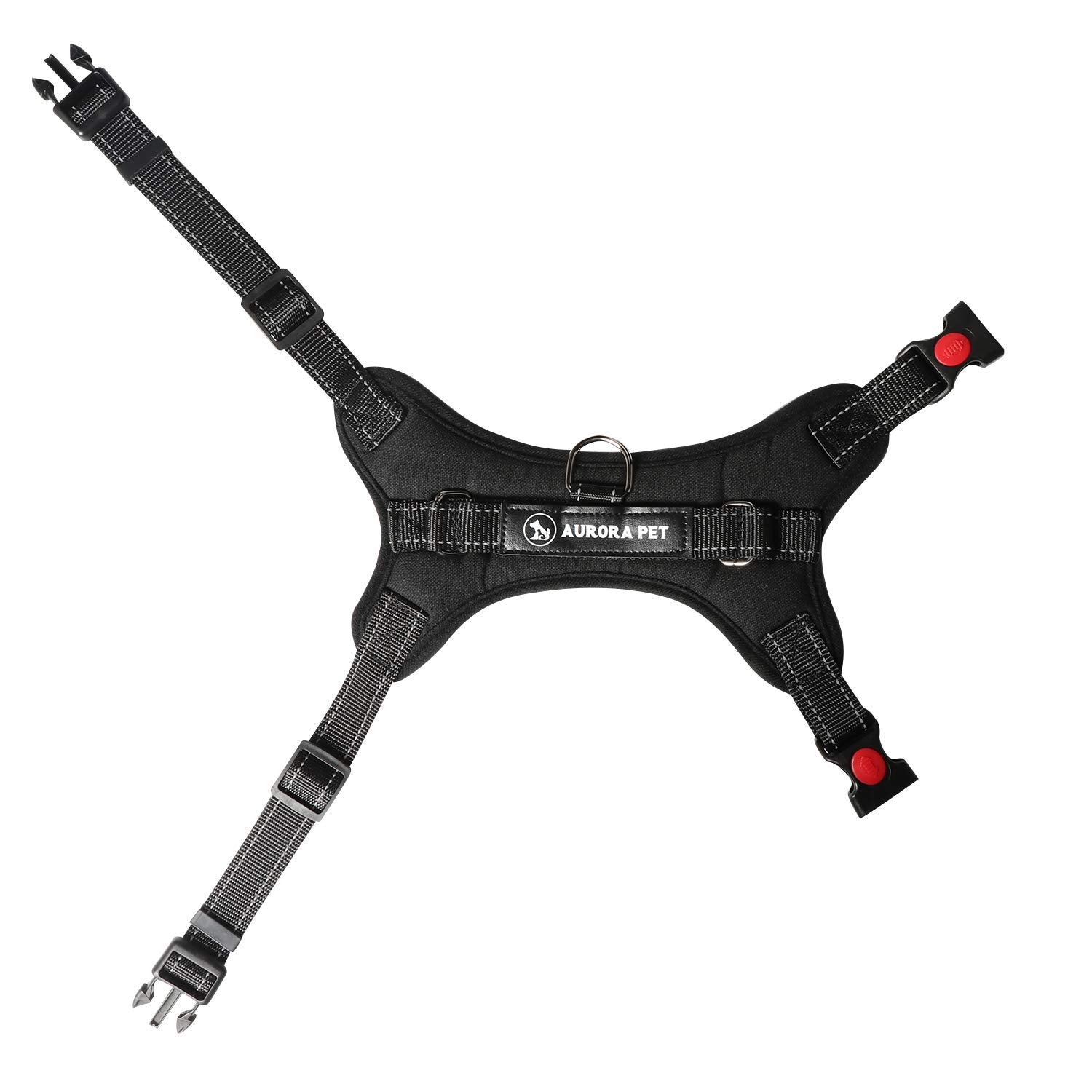 Aurora Pet Dog Harness No Pull Pet Harness Adjustable Outdoor Pet Vest 3M Reflective Vest Harness with Easy Control Handle and Two Leash Attachments for Small Medium Large Dogs Aurora Pet Dog Harness No Pull Pet Harness Adjustable Outdoor Pet Vest 3M Reflective Vest Harness with Easy Control Handle and Two Leash Attachments for Small Medium Large Dogs