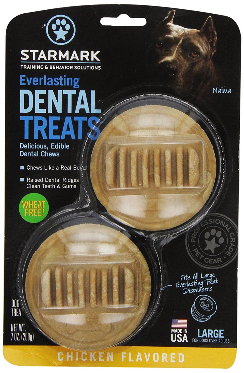 Everlasting Chicken Flavor Dental Dog Treats Medium (2 Pack) Everlasting Chicken Flavor Dental Dog Treats Medium (2 Pack)