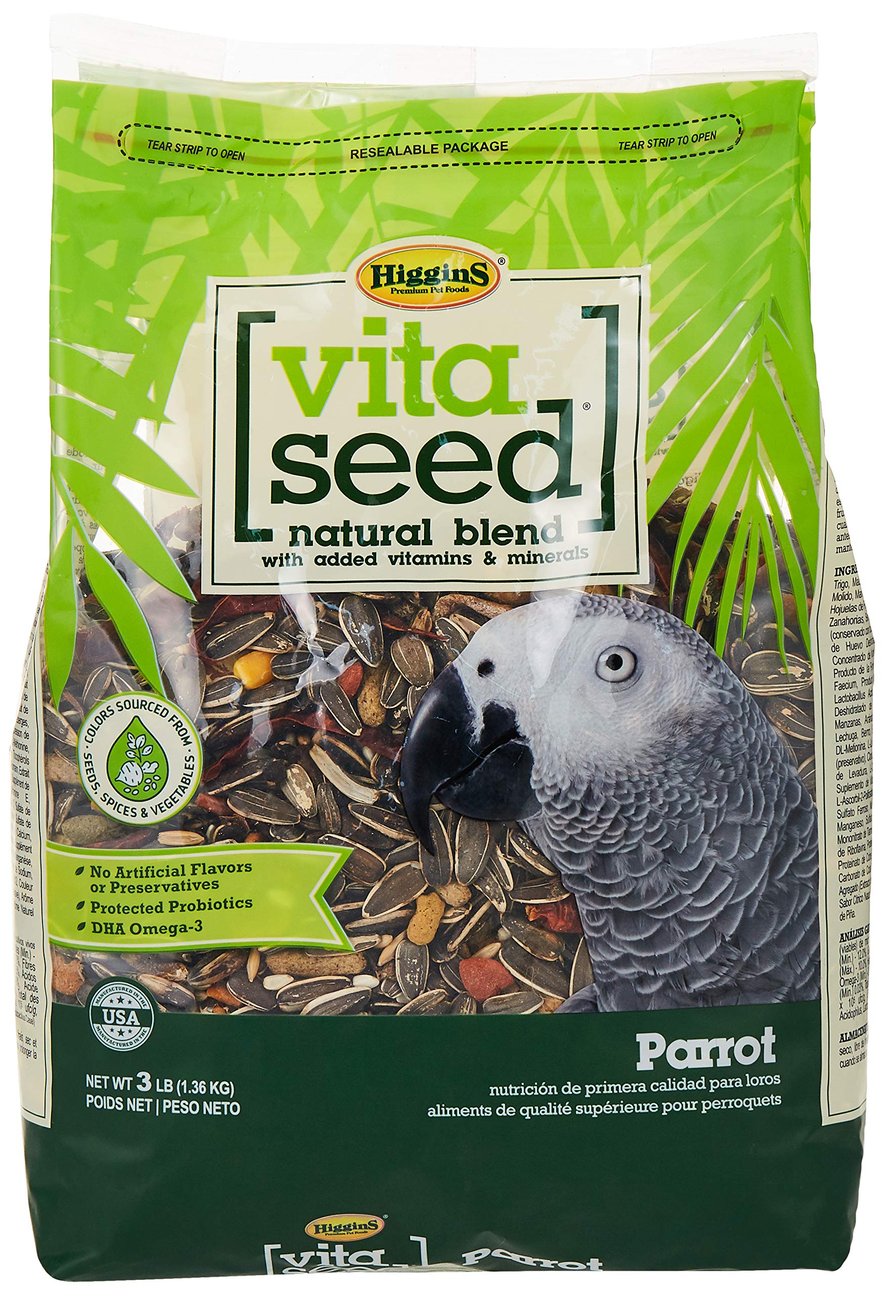 Higgins Vita Seed Parrot – Aurora Pet