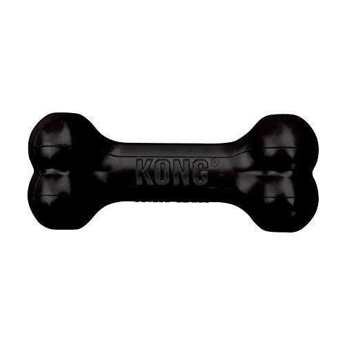 KONG Extreme Goodie Bone - Dental Dog Toy for Teeth & Gum Health (Black)