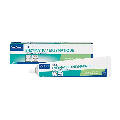 Virbac CET Enzymatic Toothpaste| Eliminates Bad Breath by Removing Plaque and Tartar Buildup