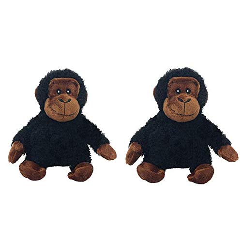 Multipet Look Who's Talking Dog Toy, Chimpanzee (Pack of 2)