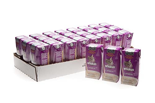 WHISKAS CATMILK PLUS Drink for Cats and Kittens 6.75 Ounces (24 Count)