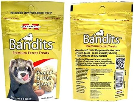 Bandits Premium Ferret Treats Variety Pack (3-oz Bags)