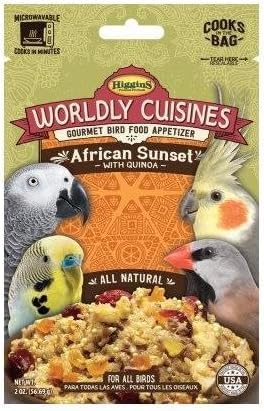 Higgins Worldly Cuisines Bird Treats Variety (Pack of 6)