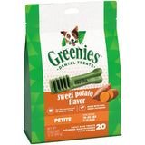 Greenies Petite Natural Sweet Potato Flavor Dental Dog Treats, 12 oz