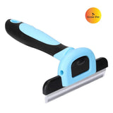 Grow-Pet Deshedding Tool and Grooming Brush for Dogs and Cats, Effective Grooming Tool with Stainless Steel Trimming Blade, and Reduces Shedding by Up to 95%