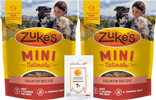 Zuke's Mini Naturals Salmon Recipe Soft Dog Treats 16 oz (Pack of 2)