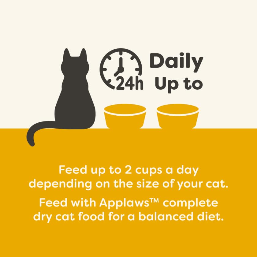 Applaws Natural Wet Cat Food, 18 Pack, Limited Ingredient Food for Cats in Gravy, 2.12oz Pots