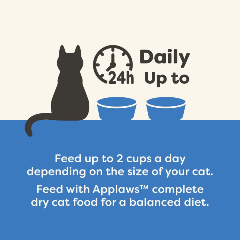 Applaws Natural Wet Cat Food, 18 Pack, Limited Ingredient Food for Cats in Gravy, 2.12oz Pots