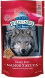 Blue Buffalo Wilderness Trail Treats Grain Free Dog Biscuits (2) Duck (2) Salmon Recipes