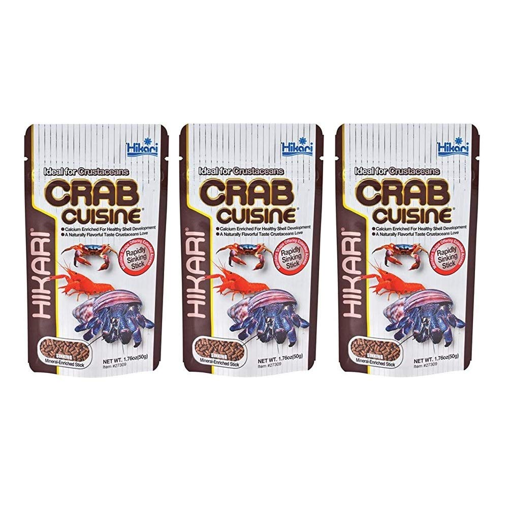 Hikari Crab Cuisine Food (1.76 oz) [Set of 3]