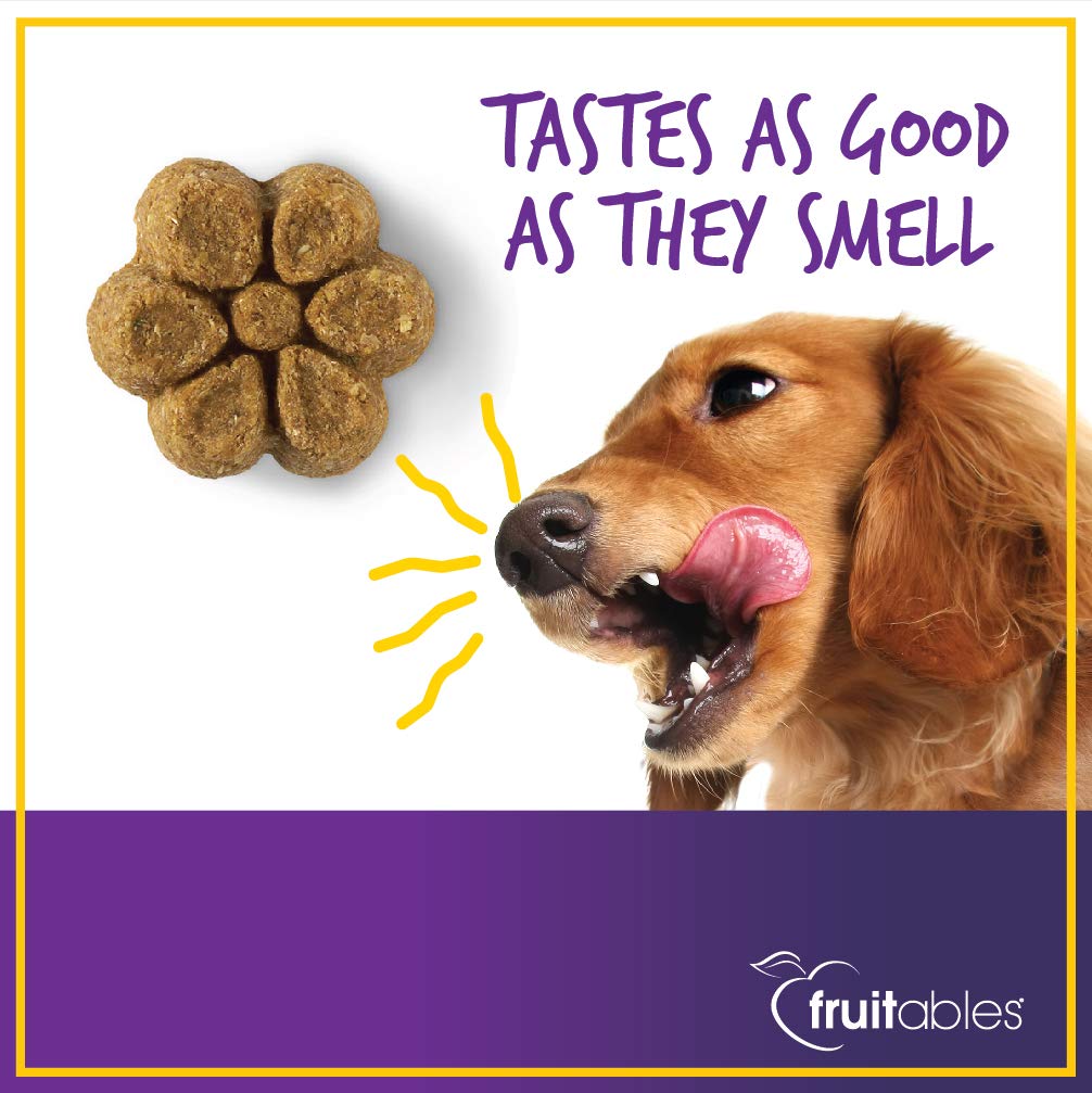 Fruitables All-Natural Vegetarian Pumpkin Baked Crunchy Dog Treats, Variety Pack (7-oz Bags)