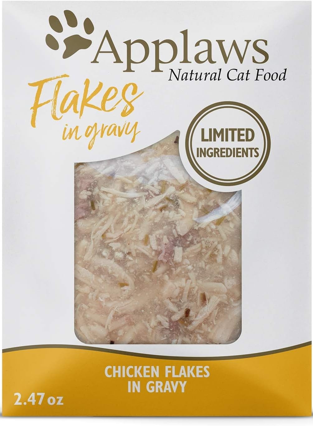 Applaws Flakes in Gravy Wet Cat Food Variety Pack (5 Flavors) Pack of 10