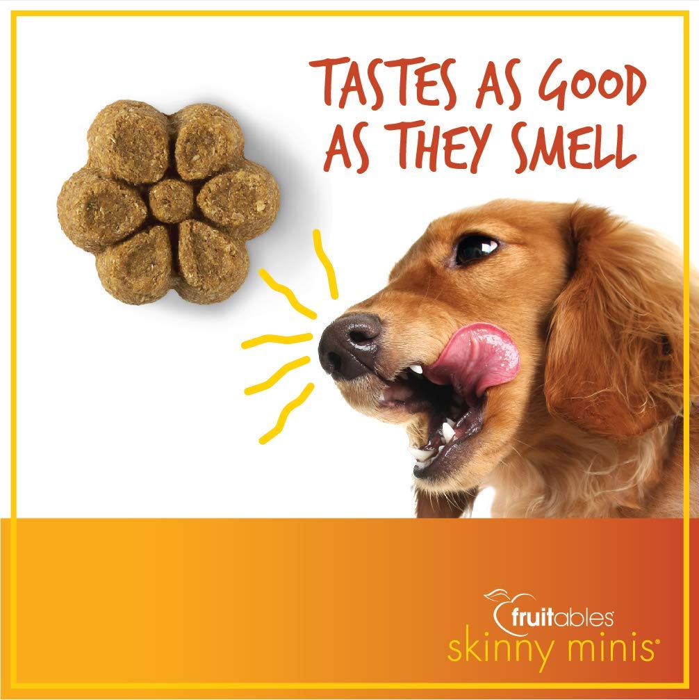 Fruitables Pumpkin & Mango Skinny Mini Dog Treats 5-Ounce (Pack of 3)