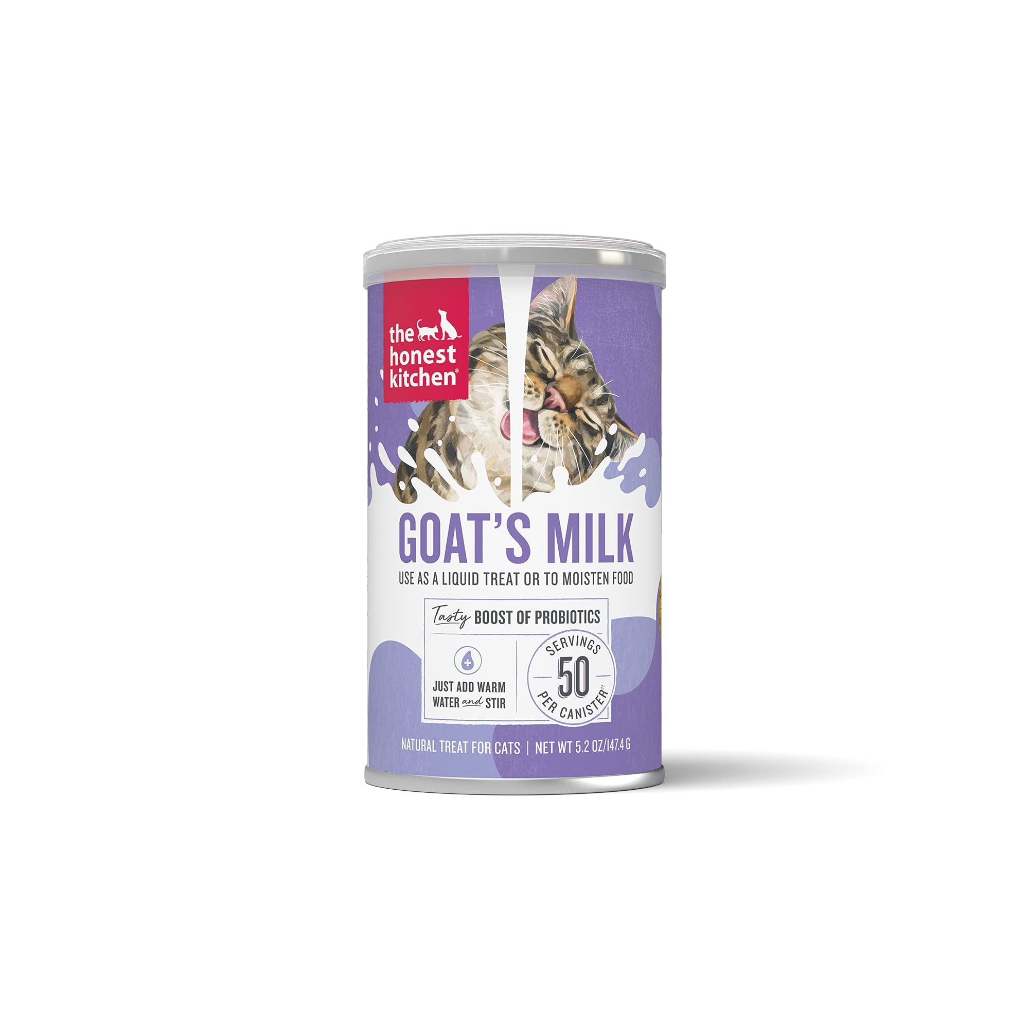 The Honest Kitchen Human Grade Goat's Milk for Cats - Tasty Cat Probiotics