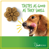 Fruitables All Natural 7 Ounce Pumpkin Baked Crunchy Dog Treats, Variety Pack of 4