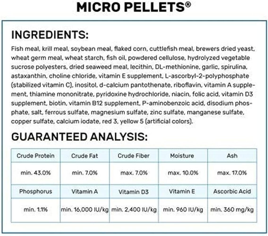 Hikari Micro Pellets