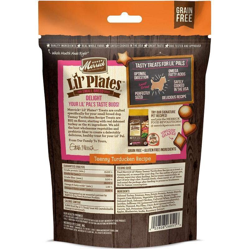 Merrick Lil' Plates Grain Free Small Breed Dog Treats Variety Pack (5-oz Each)