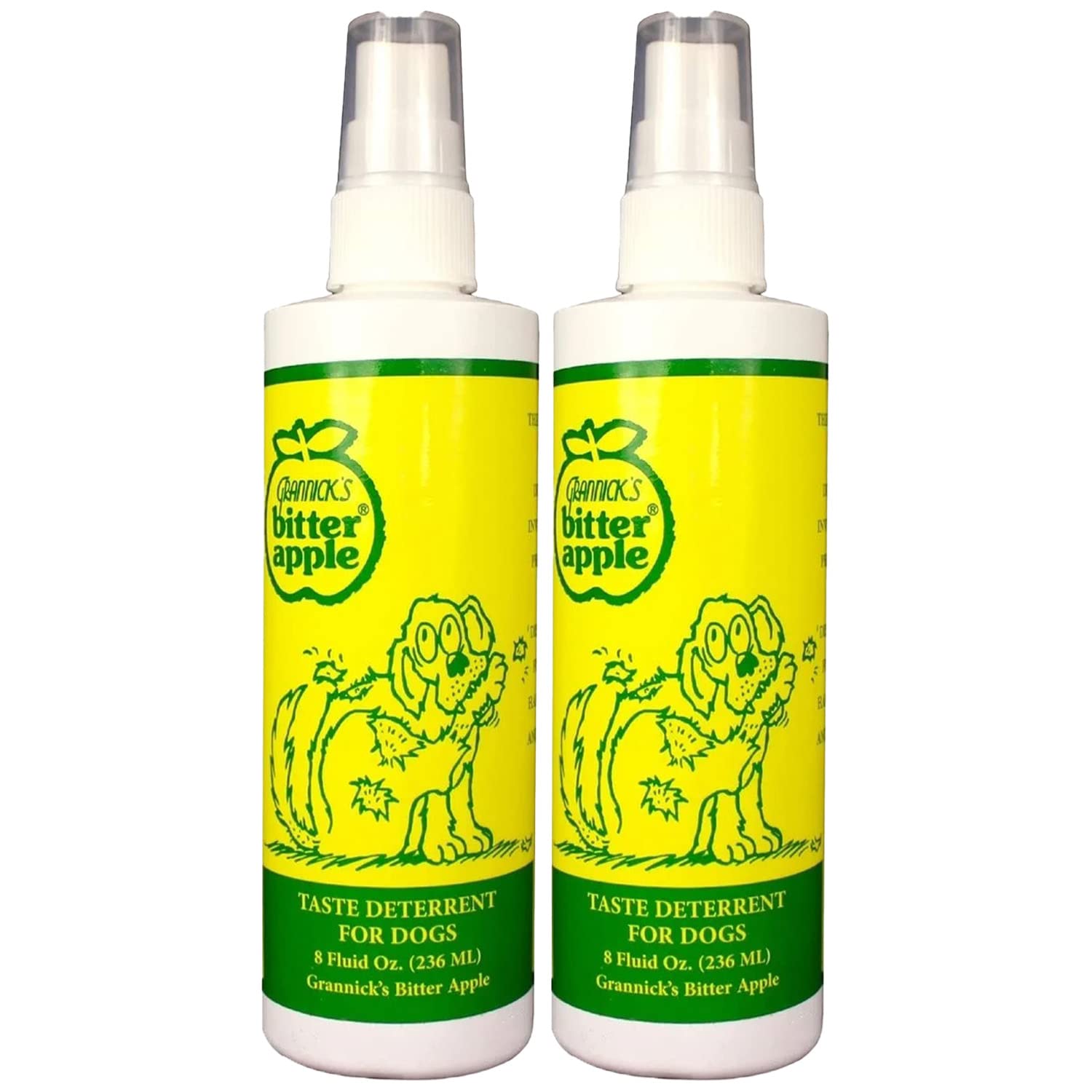 Grannick's Bitter Apple Taste Deterrent Spray Bottle for Dogs