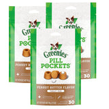 Greenies Pill Pockets Chicken Flavor Tablet Size Dog Treats (90 Tablets)