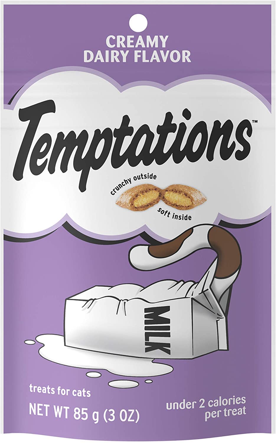 Temptations Classic 8 Flavors Cat Treats (3-oz Each) with Aurora Pet Catnip Toy (Assorted)