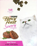 Fancy Feast Savory Cravings Soft Cat Treats (2) Beef (2) Salmon (2) Beef & Crab (3-oz Each)