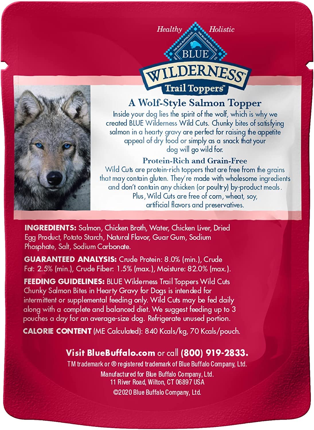 Blue Buffalo Wilderness Wild Cuts Trail Toppers Dog Food Variety Pack (12)