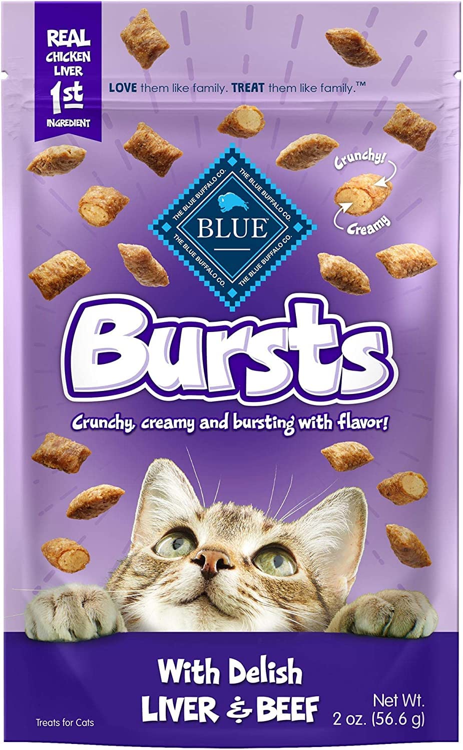 Blue Buffalo Bursts Crunchy Cat Treats Variety Pack (2-oz Each)