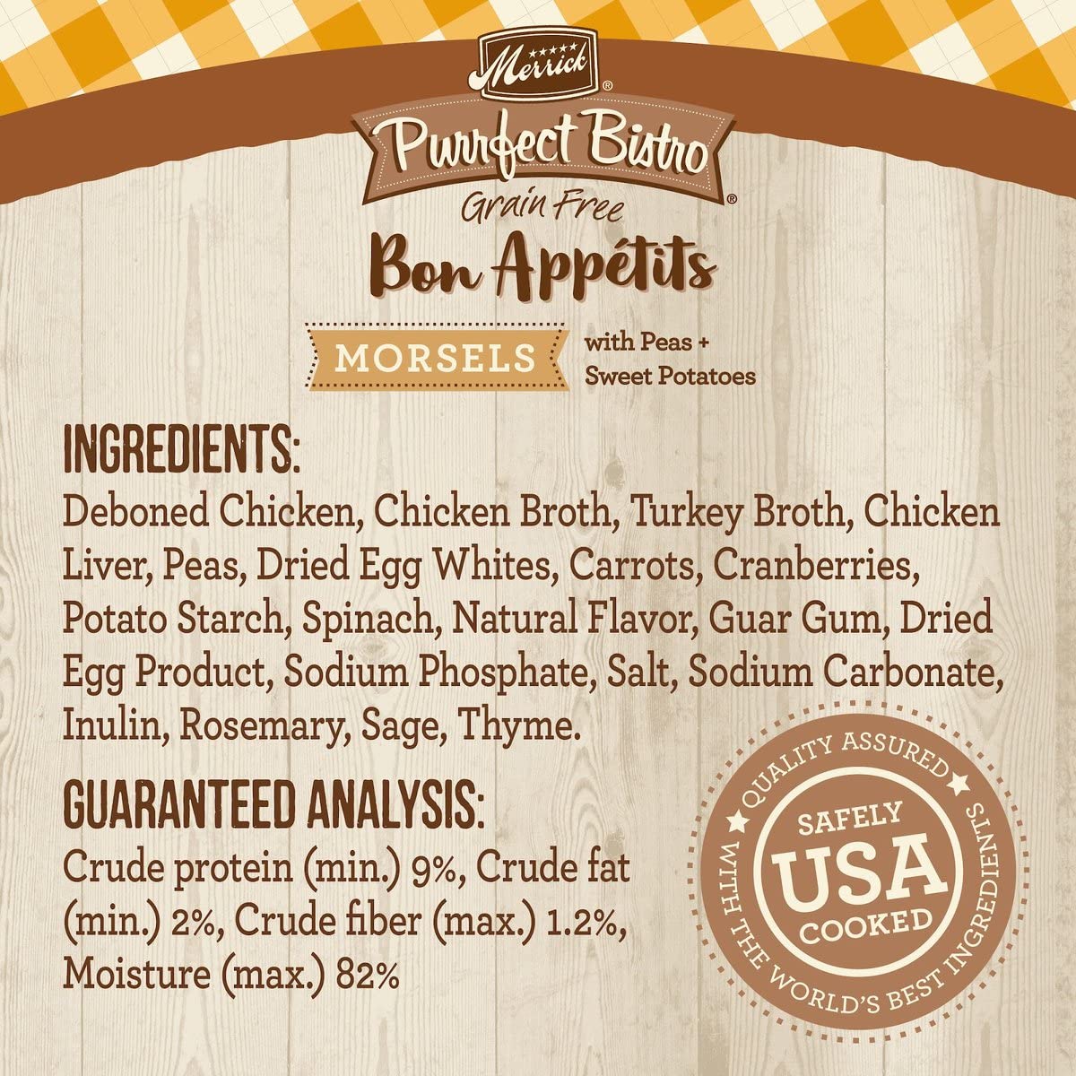 Merrick Purrfect Bistro Morsels Cat Food Topper (2) Beef (2) Chicken (2) Salmon (2) Turkey