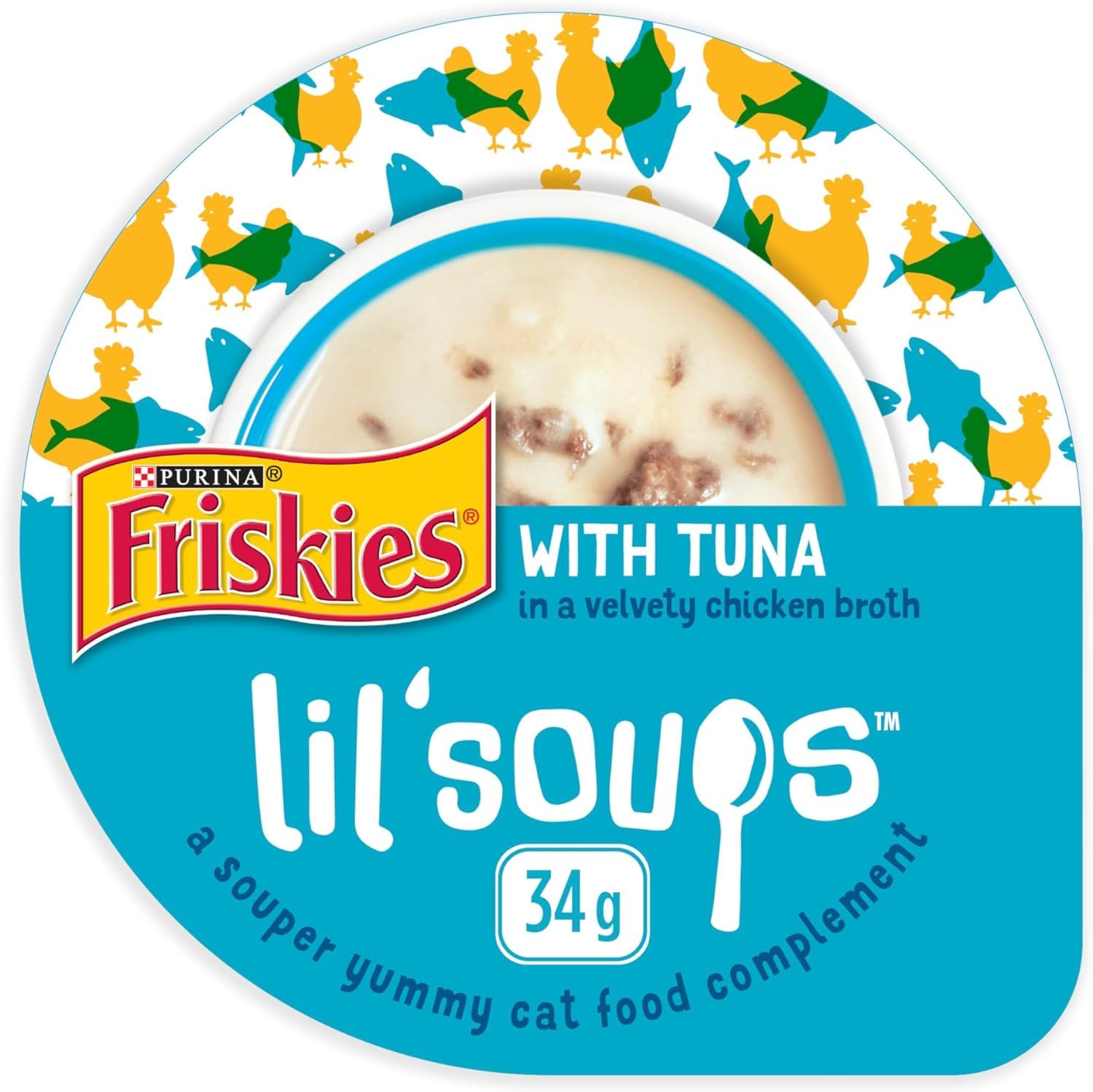 Friskies Lil Soups Adult Cat Food Complement Variety Pack