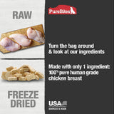 PureBites Freeze Dried Dog Treats Variety (Turkey, Chicken Breast, Lamb Liver)