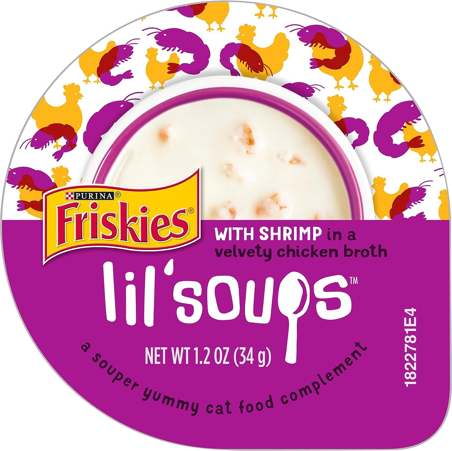 Friskies Lil Soups Adult Cat Food Complement Variety Pack