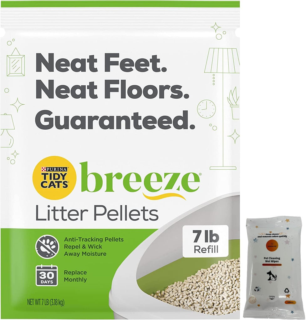 Tidy Cats Breeze Cat Litter Pellets, Refill 7 Pounds