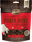 Merrick Power Bites Bundle Pack (2 Beef + 2 Chicken) Natural Grain Free Gluten Free Soft & Chewy Chews Dog Treats