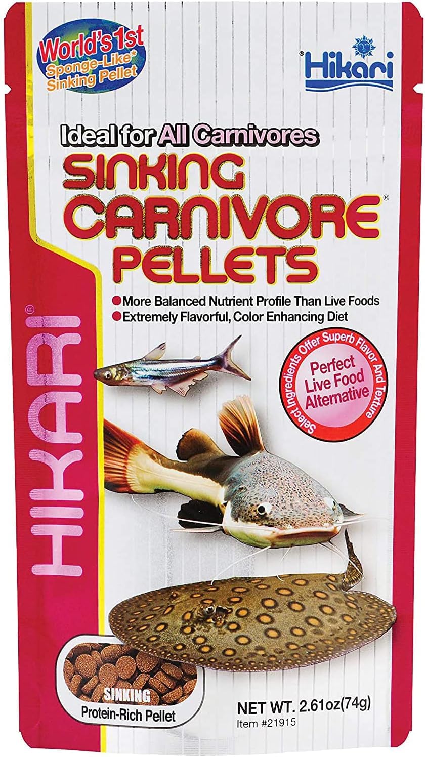 Hikari Tropical Sinking Carnivore Pellets 2.61 oz (Pack of 2)