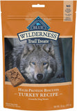 Blue Buffalo Wilderness Trail Treats Grain Free Crunchy Dog Biscuits (2) Turkey (2) Denali