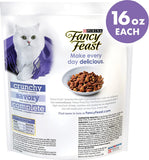 Fancy Feast Gourmet Dry Cat Food (Ocean Fish and Salmon, Chicken and Turkey) 16-oz Bags