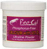 Rep-Cal SRP00200 Phosphorous-Free Calcium Ultrafine Powder Reptile/Amphibian Supplement with Vitamin D3