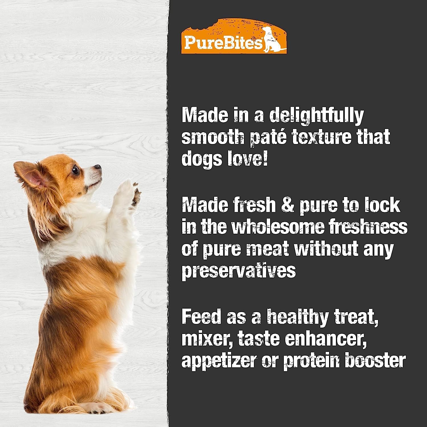 PureBites Paté Dog Food Toppings Variety Pack [2.5-oz Each]