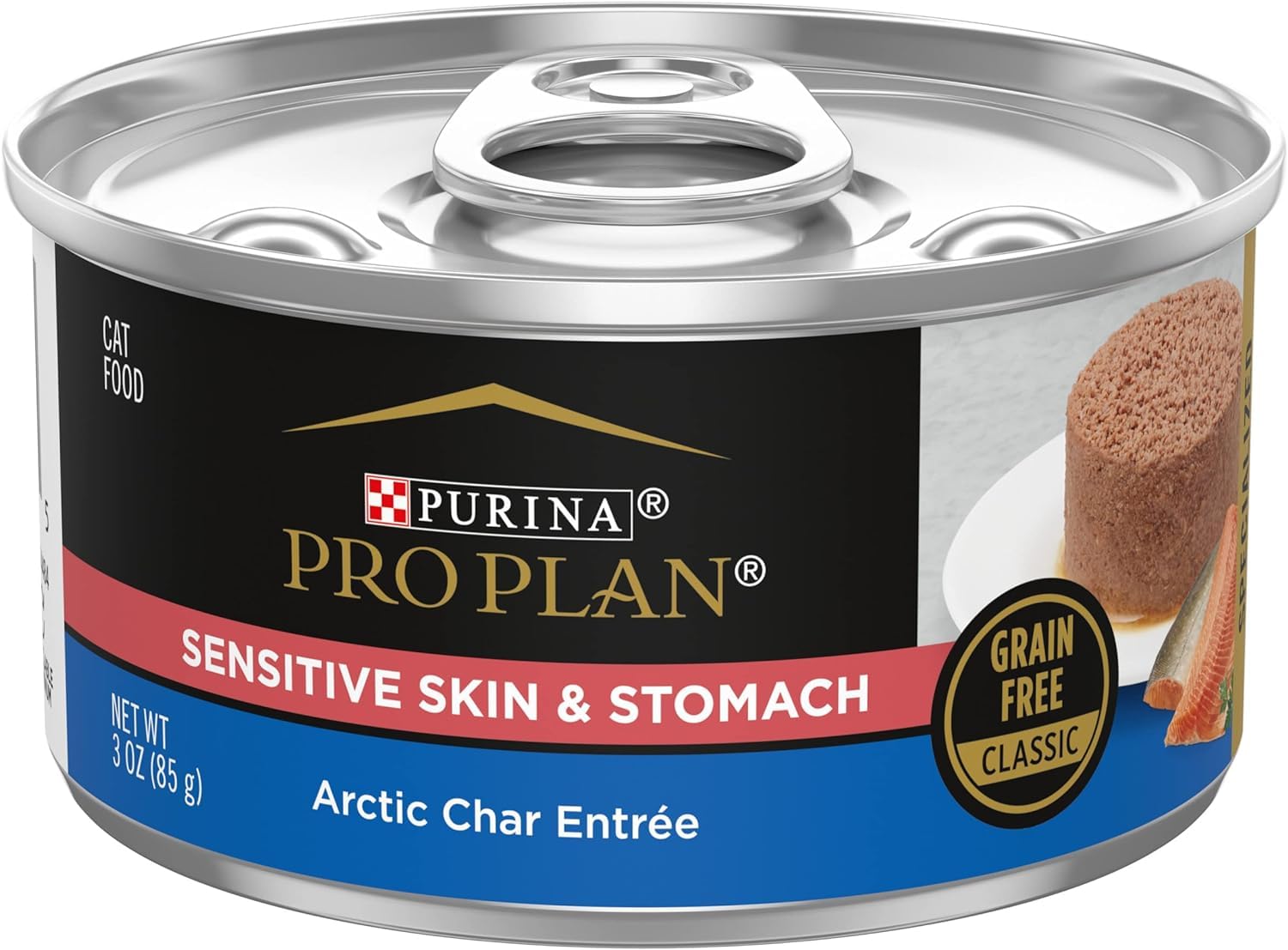 Purina Pro Plan Focus Sensitive Skin & Stomach Canned Cat Food Variety (18 count)