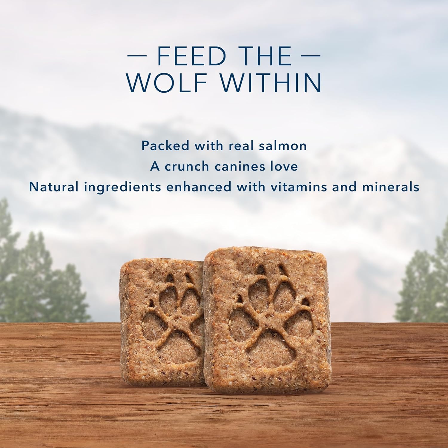 Blue Buffalo Wilderness Trail Treats Grain Free Dog Biscuits (2) Duck (2) Salmon Recipes