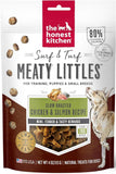 The Honest Kitchen Harvest Surf & Turf Meaty Littles Dog Treats (Chicken & Salmon Recipe, 4-oz Bags)