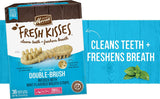 Merrick Fresh Kisses Double-Brush Mint Breath Strip Infused Small Dental Dog Treats