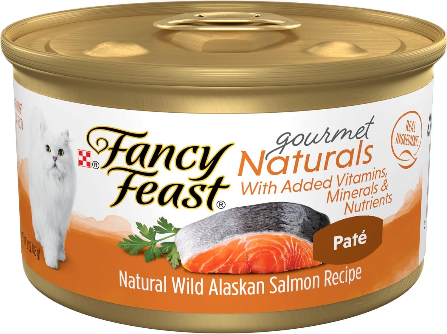 Fancy Feast Gourmet Naturals Pate Cat Food Variety Pack (18 x 3 oz containers)