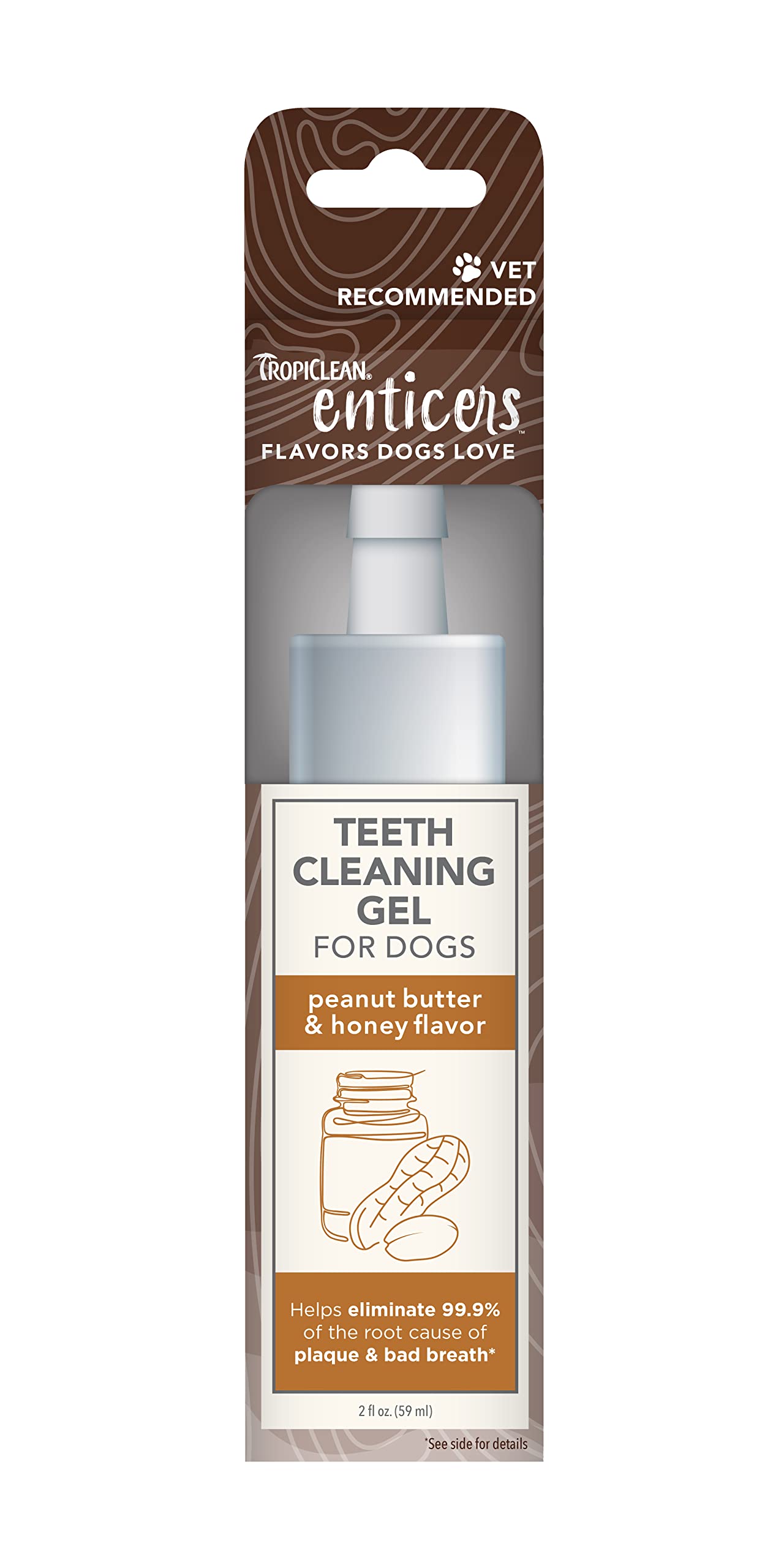 TropiClean Enticers Dog Teeth Cleaning Gel Parent